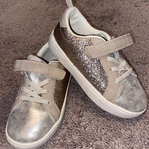 Carters gold girls sneakers size 12